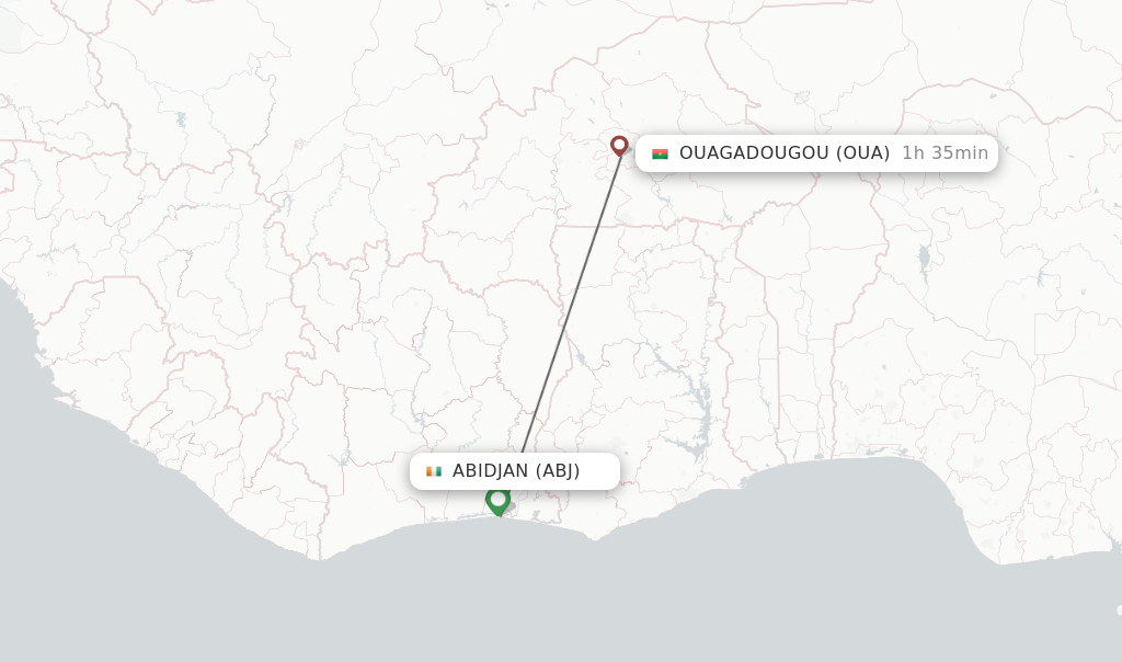 Direct Non Stop Flights From Abidjan To Ouagadougou Schedules