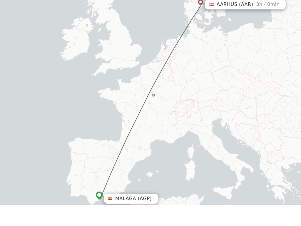 Direct Non Stop Flights From Malaga To Aarhus Schedules