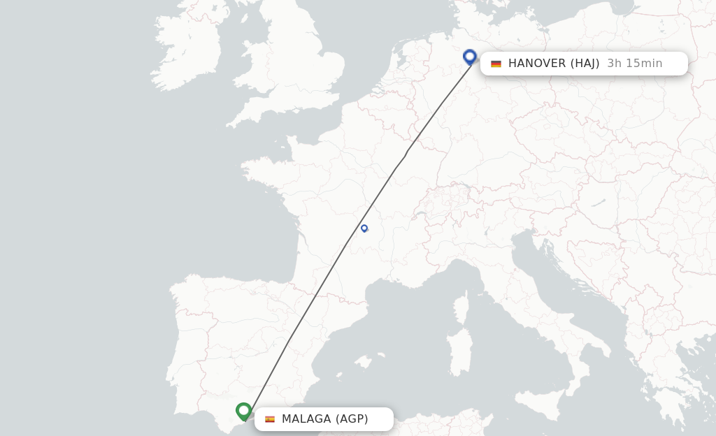 Direct Non Stop Flights From Malaga To Hanover Schedules