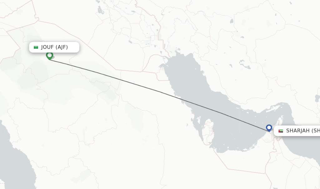 Direct Non Stop Flights From Jouf To Sharjah Schedules