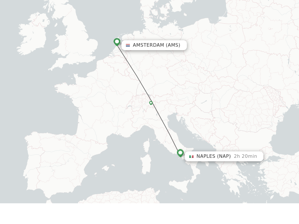 Direct Non Stop Flights From Amsterdam To Naples Schedules