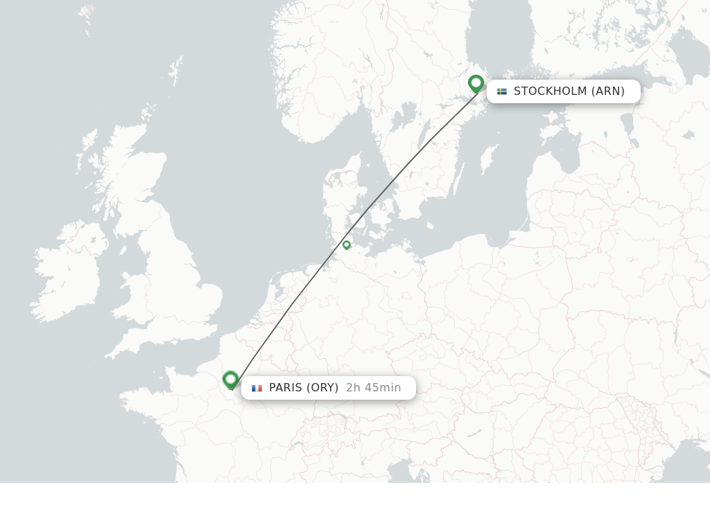 Direct Non Stop Flights From Stockholm To Paris Schedules