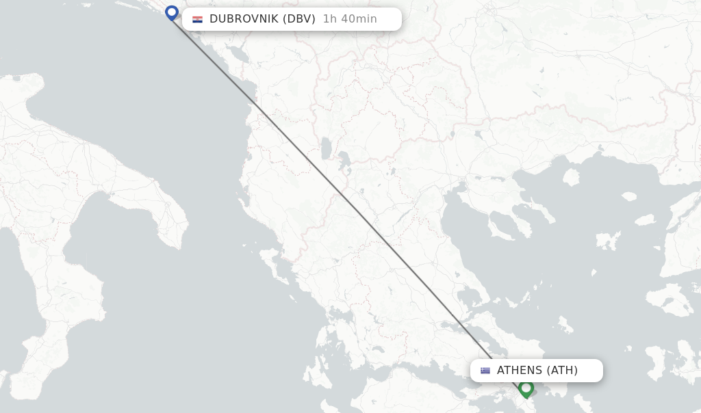 Direct Non Stop Flights From Athens To Dubrovnik Schedules