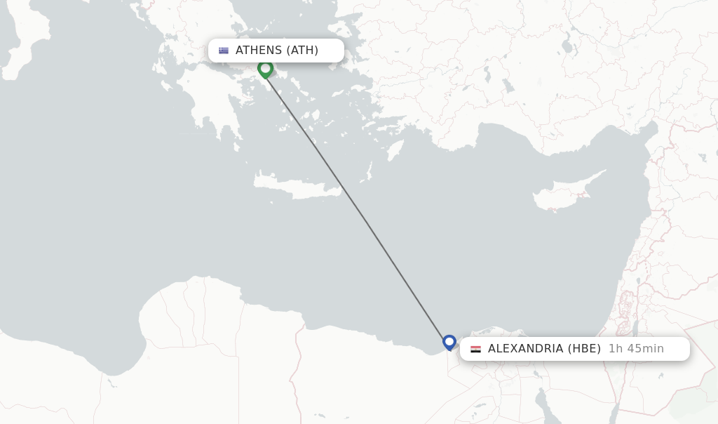 Direct Non Stop Flights From Athens To Alexandria Schedules