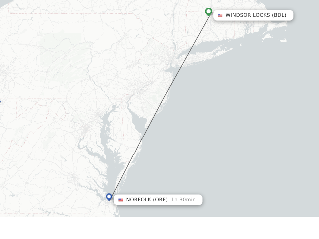 Direct Non Stop Flights From Hartford To Norfolk Schedules