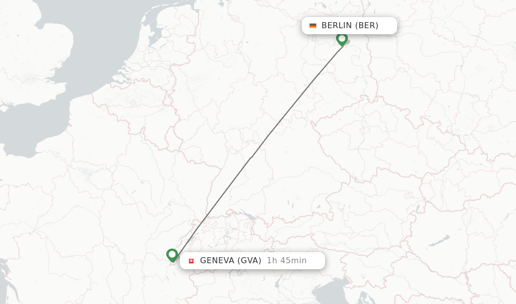 Direct Non Stop Flights From Berlin To Geneva Schedules