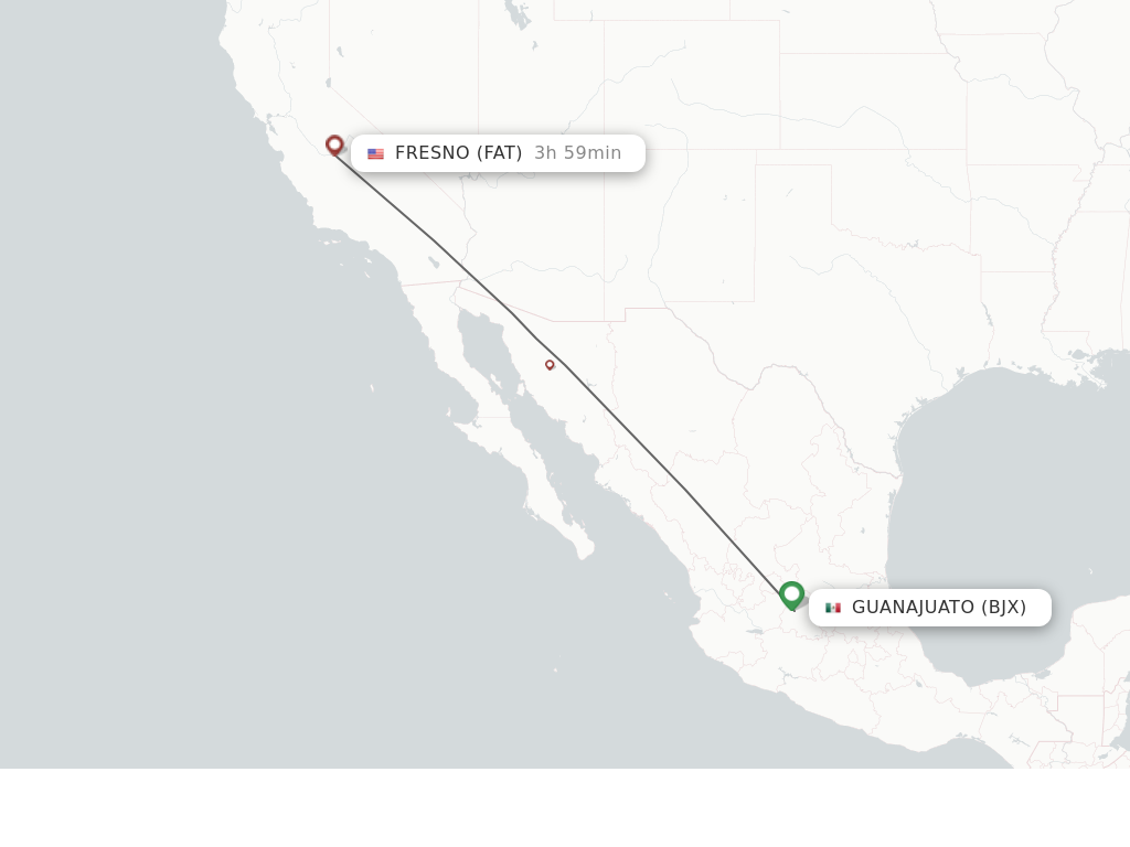 Direct Non Stop Flights From Leon Guanajuato To Fresno Schedules