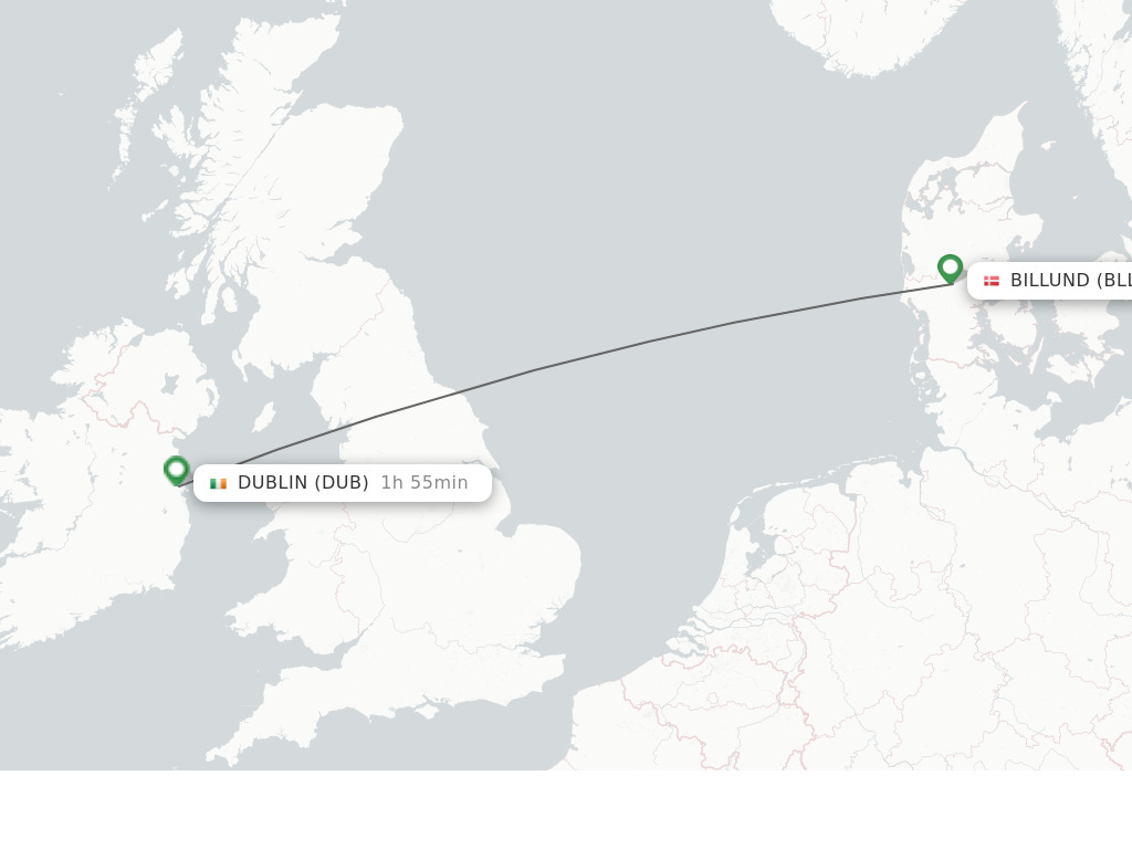 Direct Non Stop Flights From Billund To Dublin Schedules