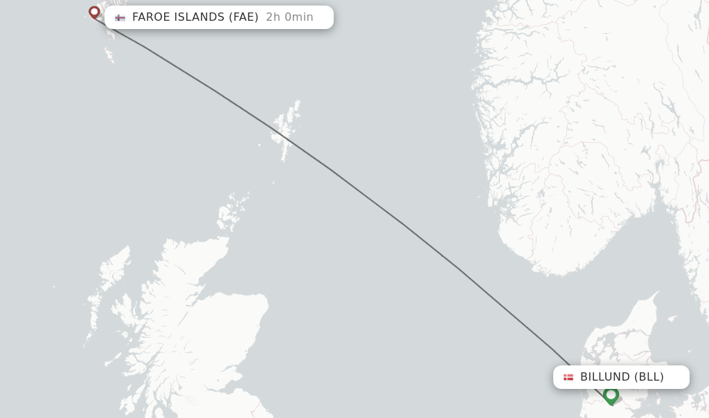 Direct Non Stop Flights From Billund To Faroe Islands Schedules