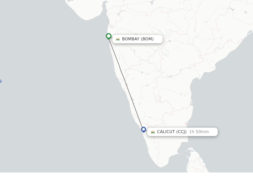 Direct Non Stop Flights From Mumbai To Kozhikode Schedules