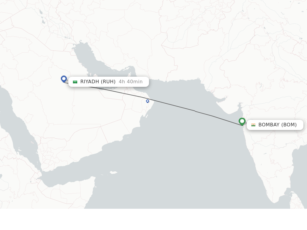 Direct Non Stop Flights From Mumbai To Riyadh Schedules