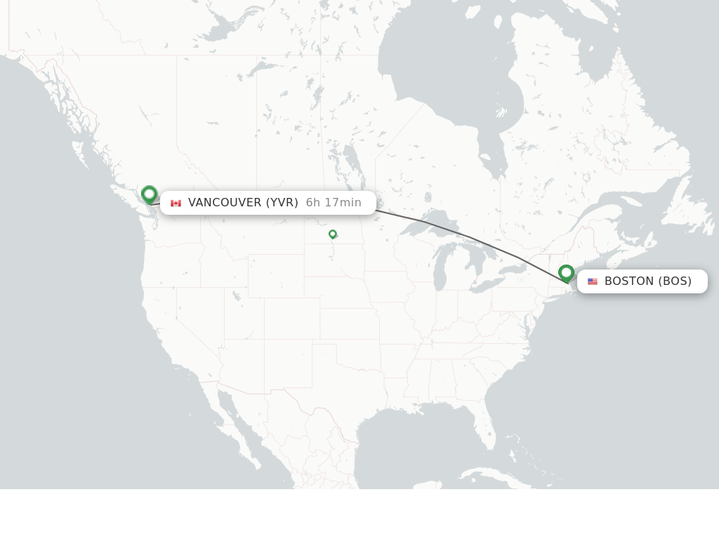 Direct Non Stop Flights From Boston To Vancouver Schedules