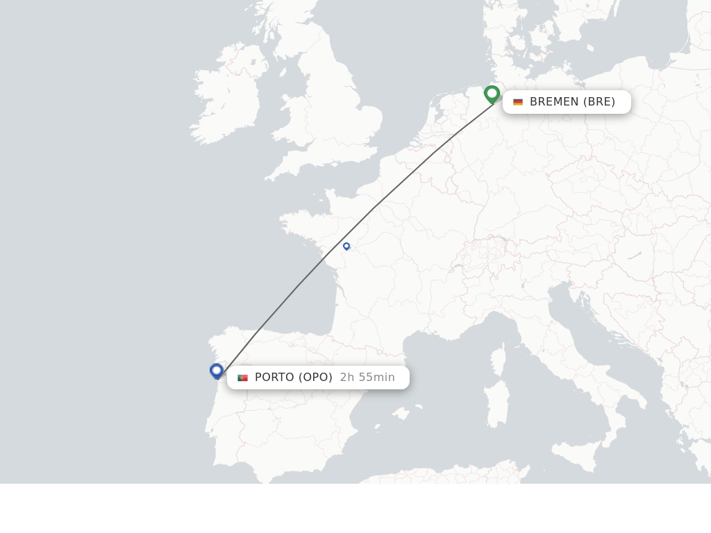 Direct Non Stop Flights From Bremen To Porto Schedules