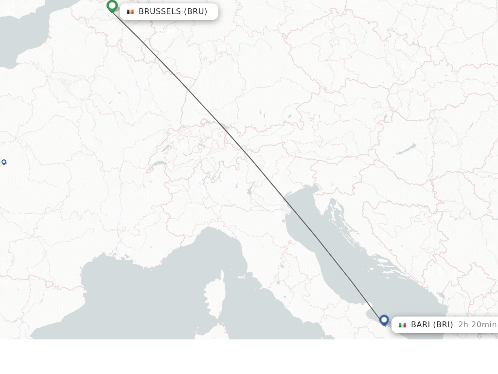 Direct Non Stop Flights From Brussels To Bari Schedules