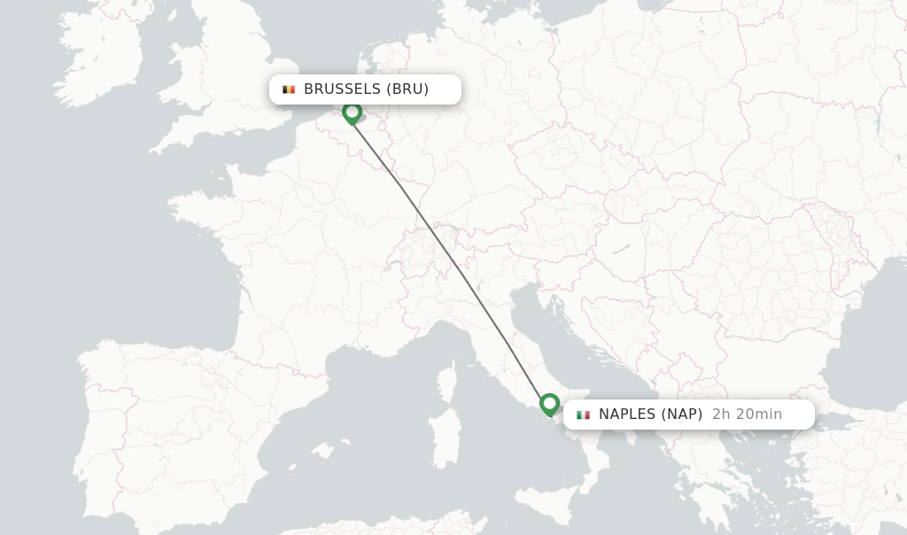 Direct Non Stop Flights From Brussels To Naples Schedules