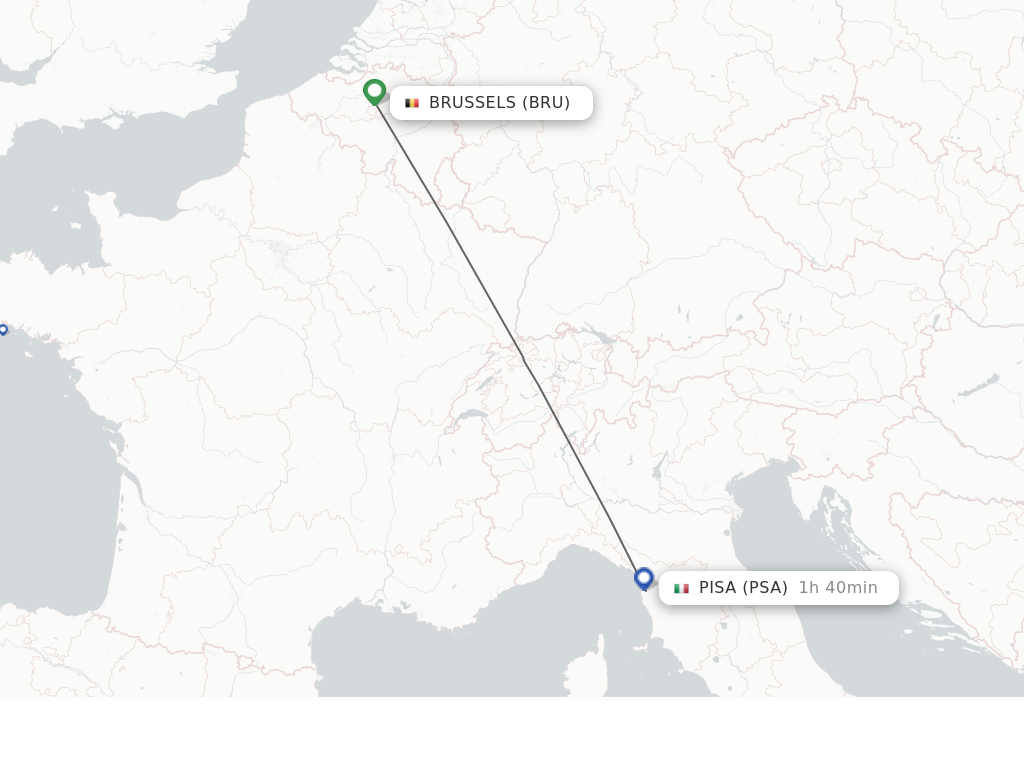 Direct Non Stop Flights From Pisa To Brussels Schedules