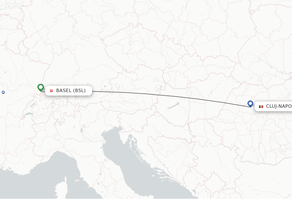 Direct Non Stop Flights From Basel Switzerland Mulhouse To Cluj