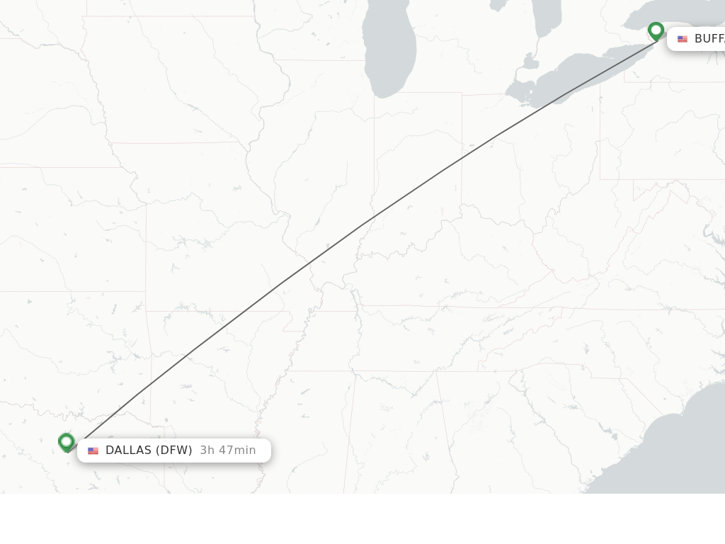 Direct Non Stop Flights From Buffalo To Dallas Schedules