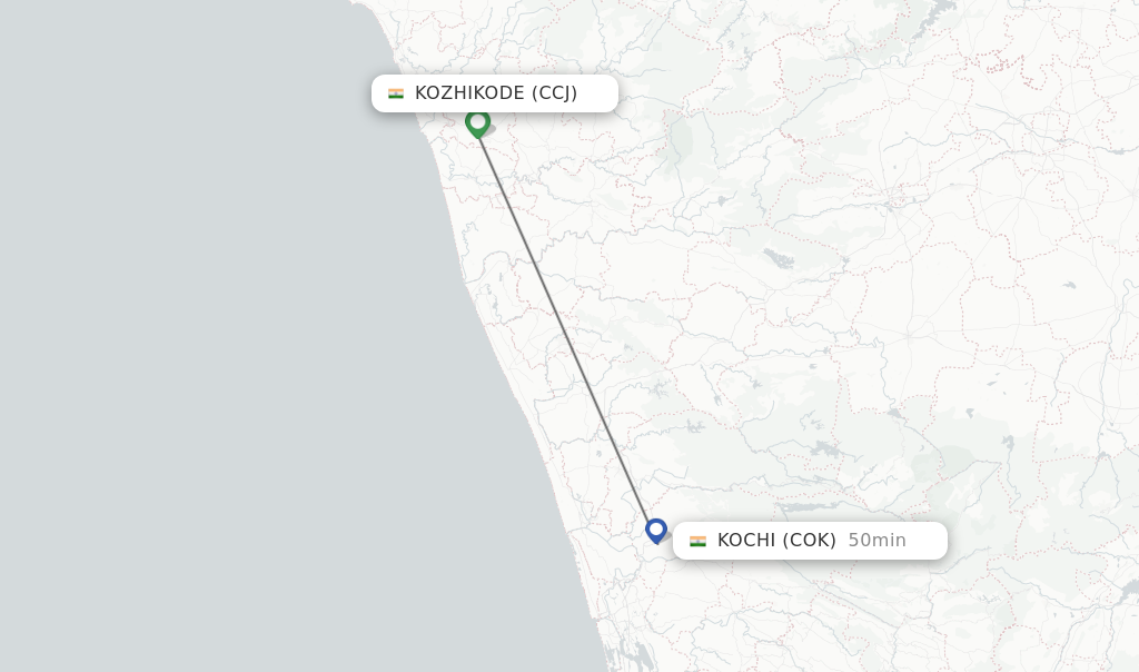 Direct Non Stop Flights From Kozhikode To Kochi Schedules