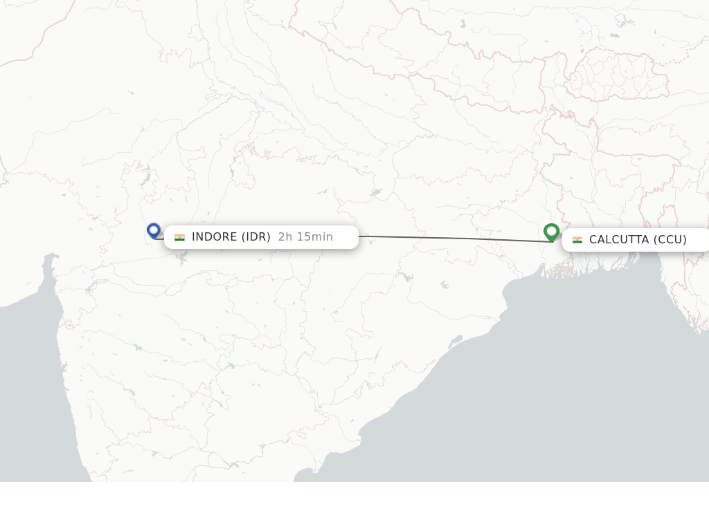 Direct Non Stop Flights From Kolkata To Indore Schedules