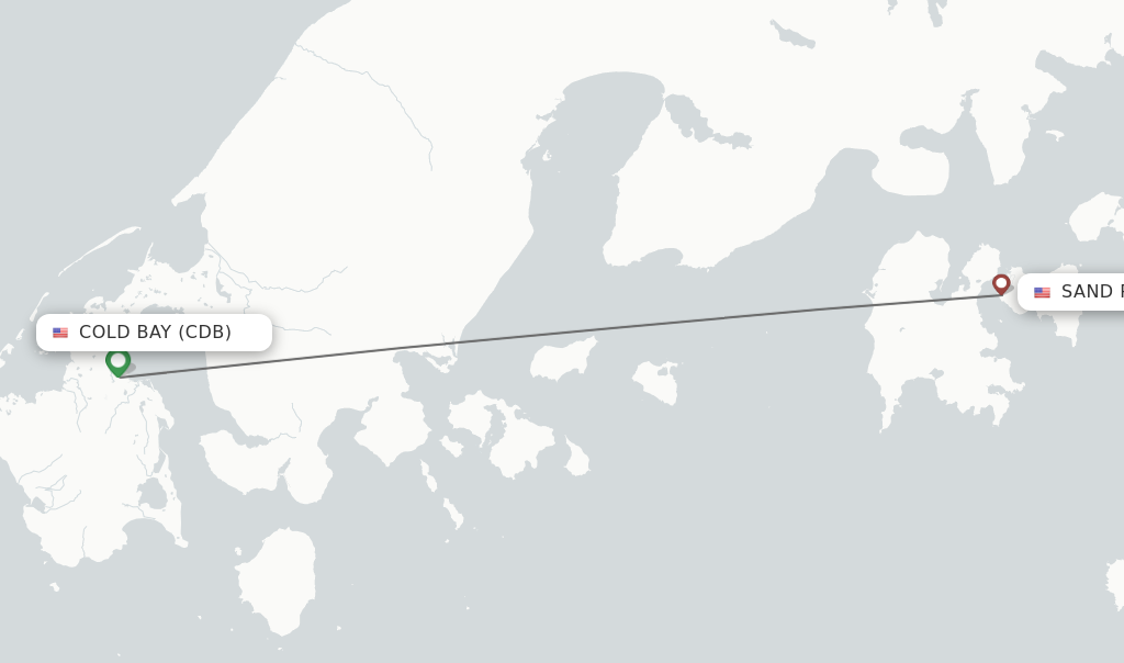 Direct Non Stop Flights From Cold Bay To Sand Point Schedules