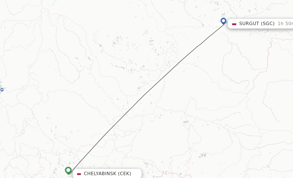 Direct Non Stop Flights From Chelyabinsk To Surgut Schedules