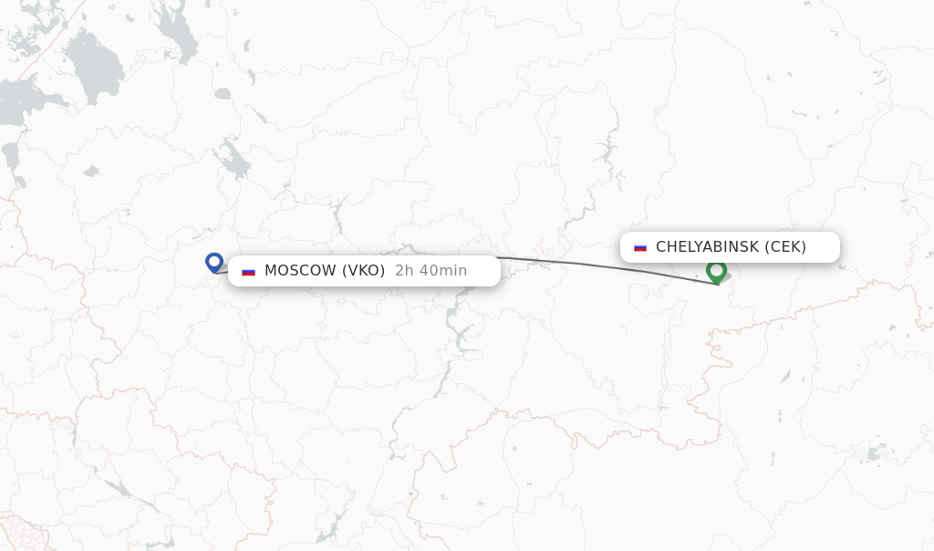 Direct Non Stop Flights From Chelyabinsk To Moscow Schedules