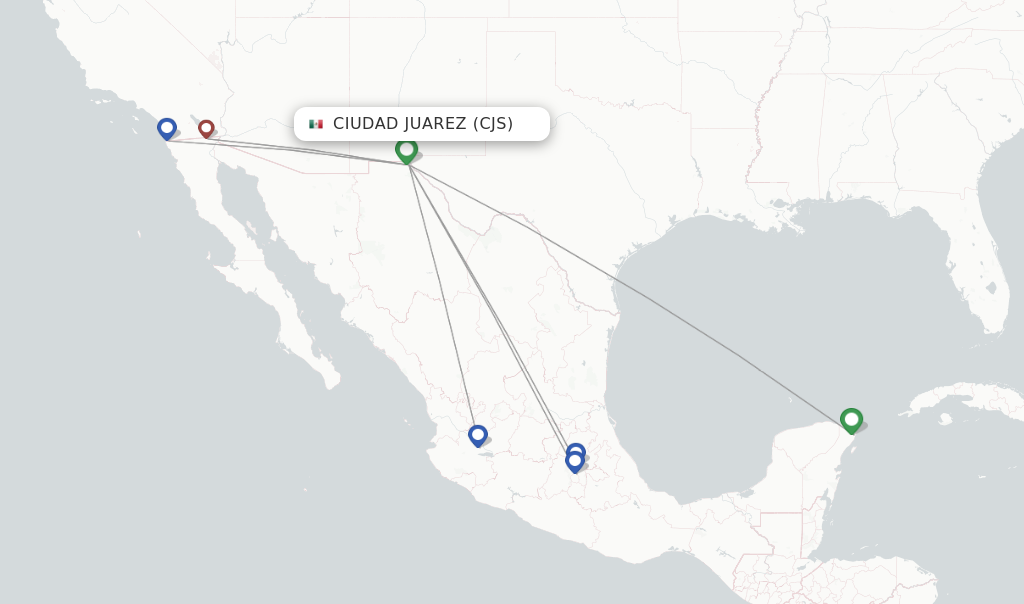 Volaris Flights From Ciudad Juarez Cjs Flightsfrom