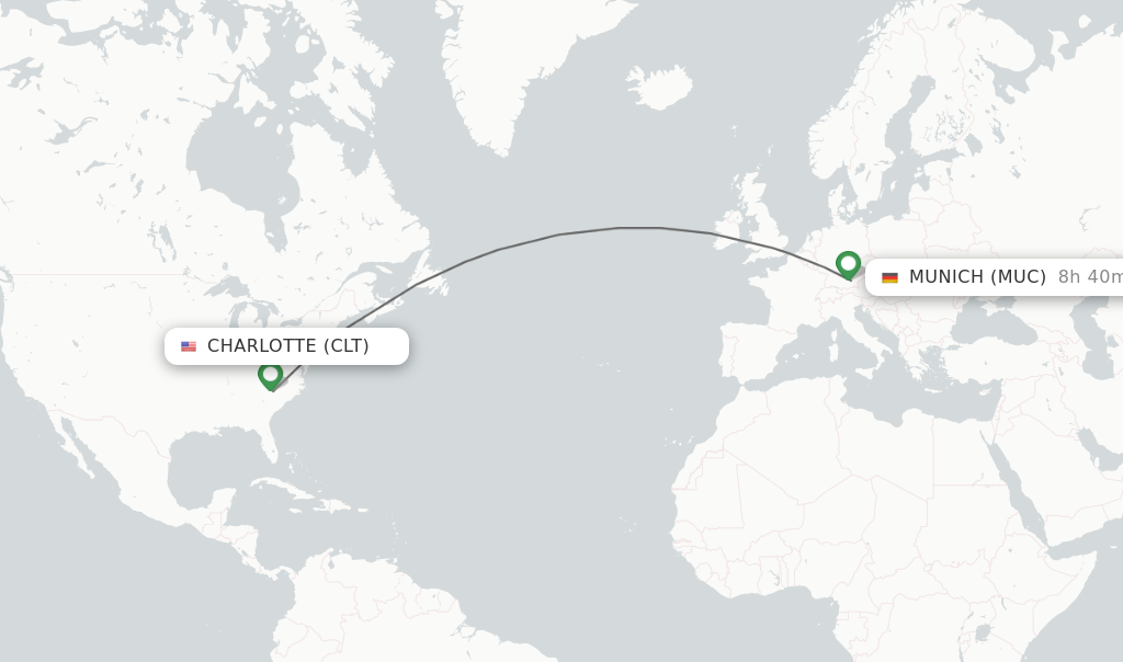 Direct Non Stop Flights From Charlotte To Munich Schedules