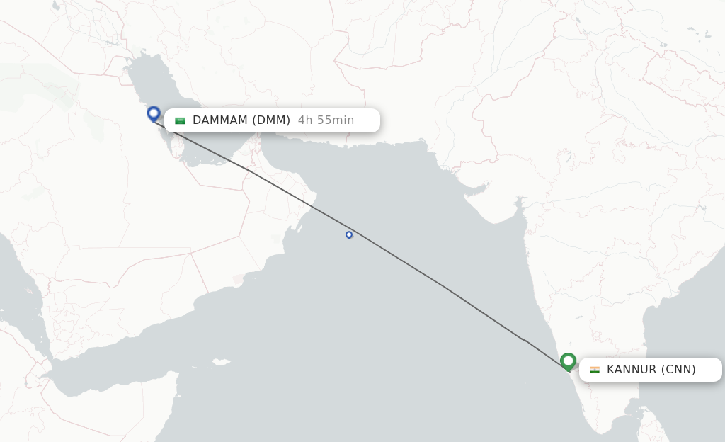 Direct Non Stop Flights From Kannur To Dammam Schedules