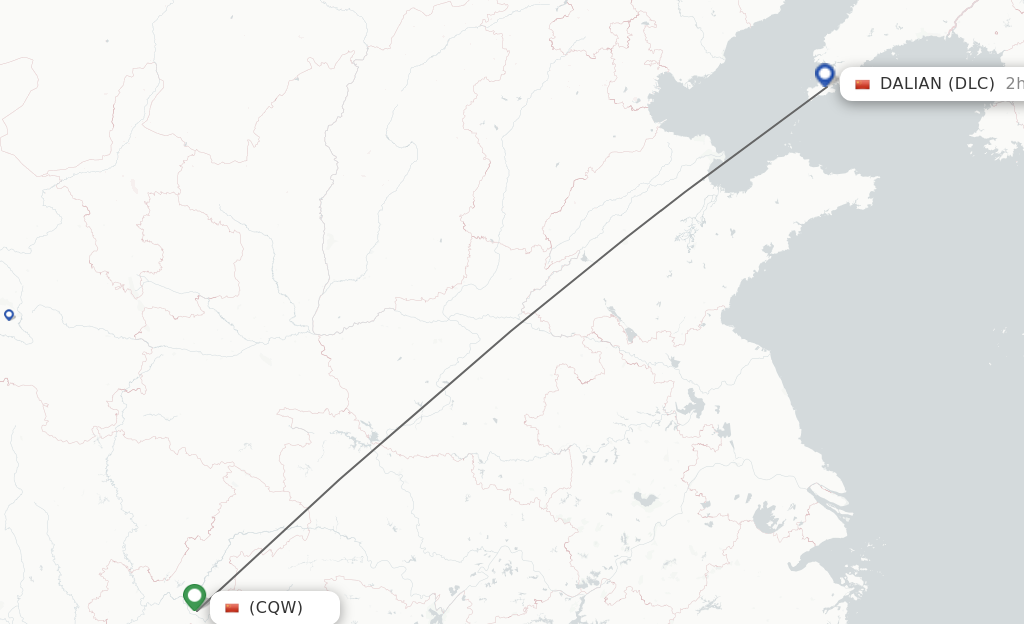 Direct Non Stop Flights From Wulong To Dalian Schedules