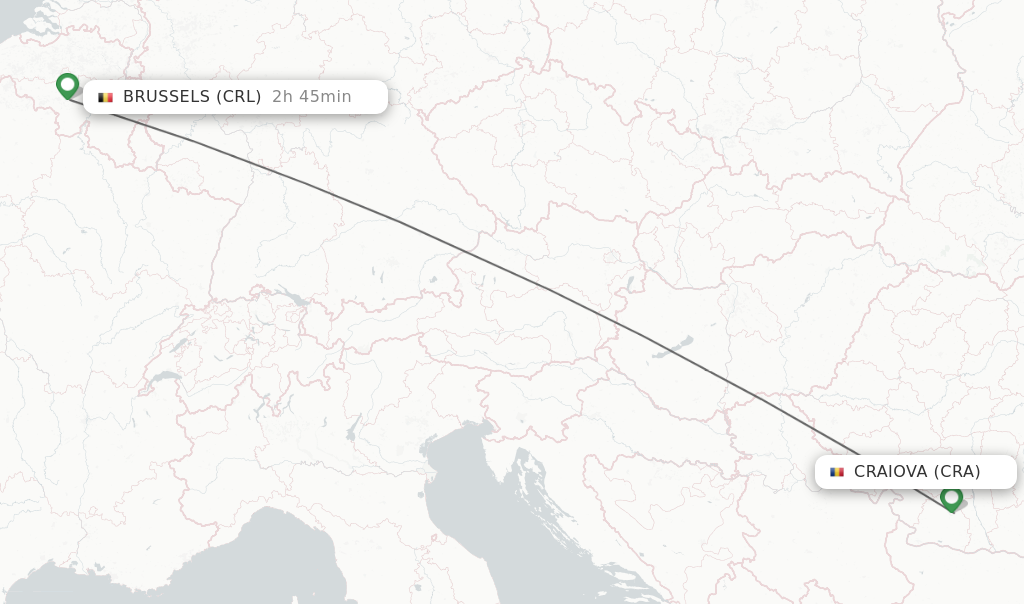 Direct Non Stop Flights From Craiova To Brussels Schedules