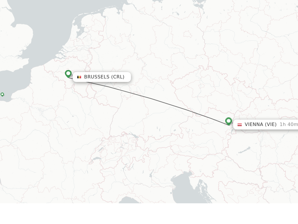 Direct Non Stop Flights From Brussels To Vienna Schedules