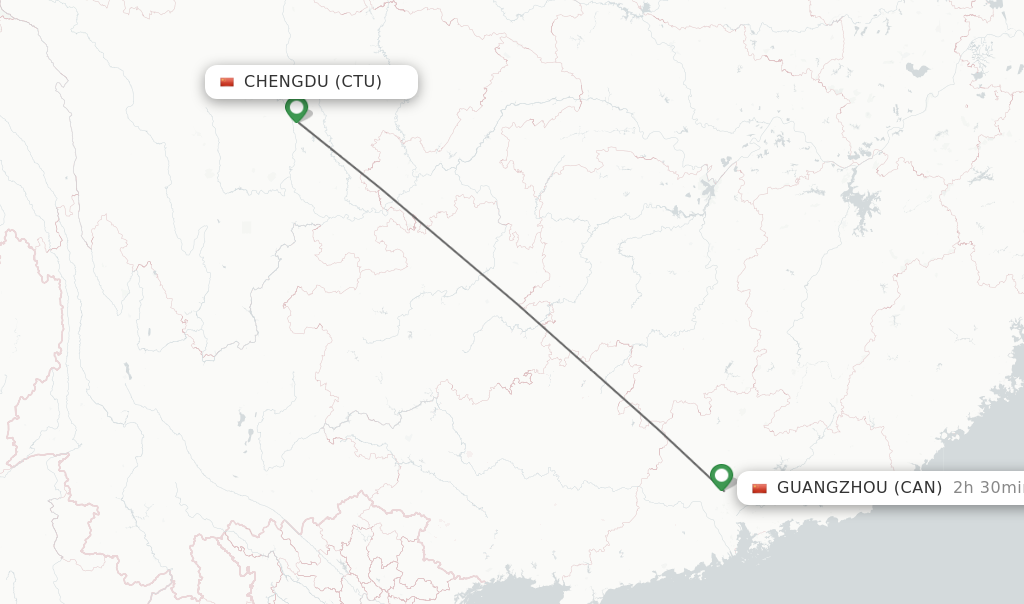 Direct Non Stop Flights From Chengdu To Guangzhou Schedules