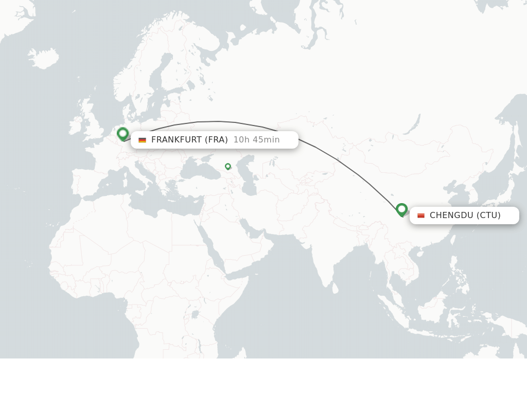 Direct Non Stop Flights From Chengdu To Frankfurt Schedules