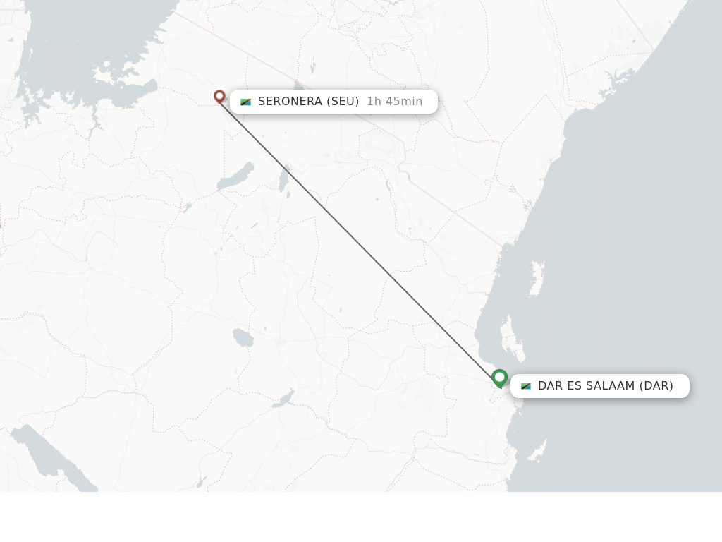 Direct Non Stop Flights From Dar Es Salaam To Seronera Schedules