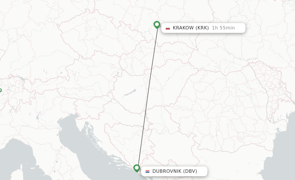 Direct Non Stop Flights From Dubrovnik To Krakow Schedules