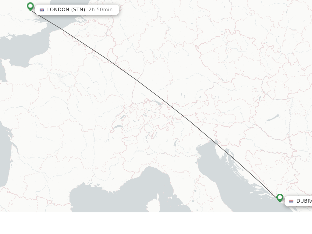 Direct Non Stop Flights From Dubrovnik To London Schedules