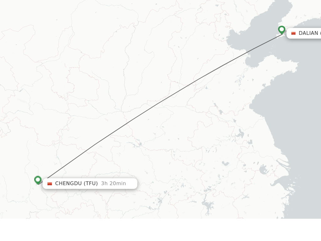 Direct Non Stop Flights From Dalian To Chengdu Schedules