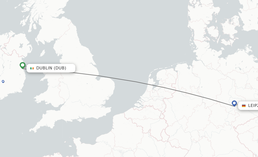 Direct Non Stop Flights From Dublin To Leipzig Halle Schedules