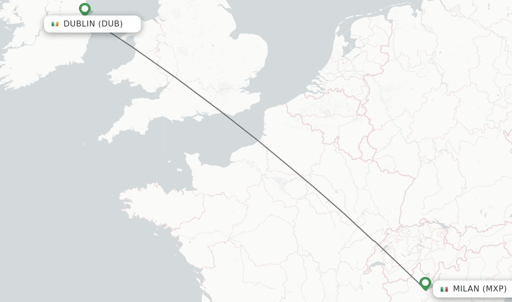 Direct Non Stop Flights From Dublin To Milan Schedules