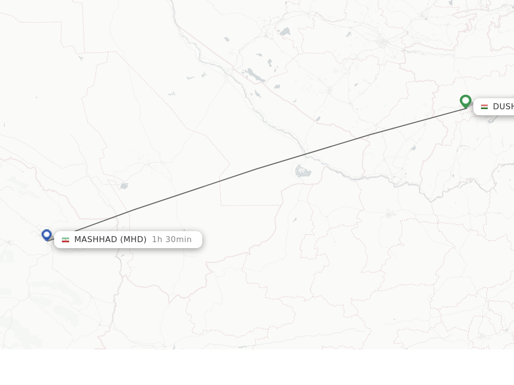 Direct Non Stop Flights From Dushanbe To Mashad Schedules