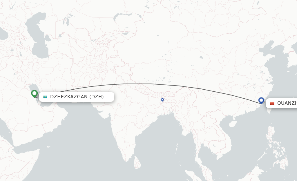 Direct Non Stop Flights From Dazhou To Jinjiang Schedules