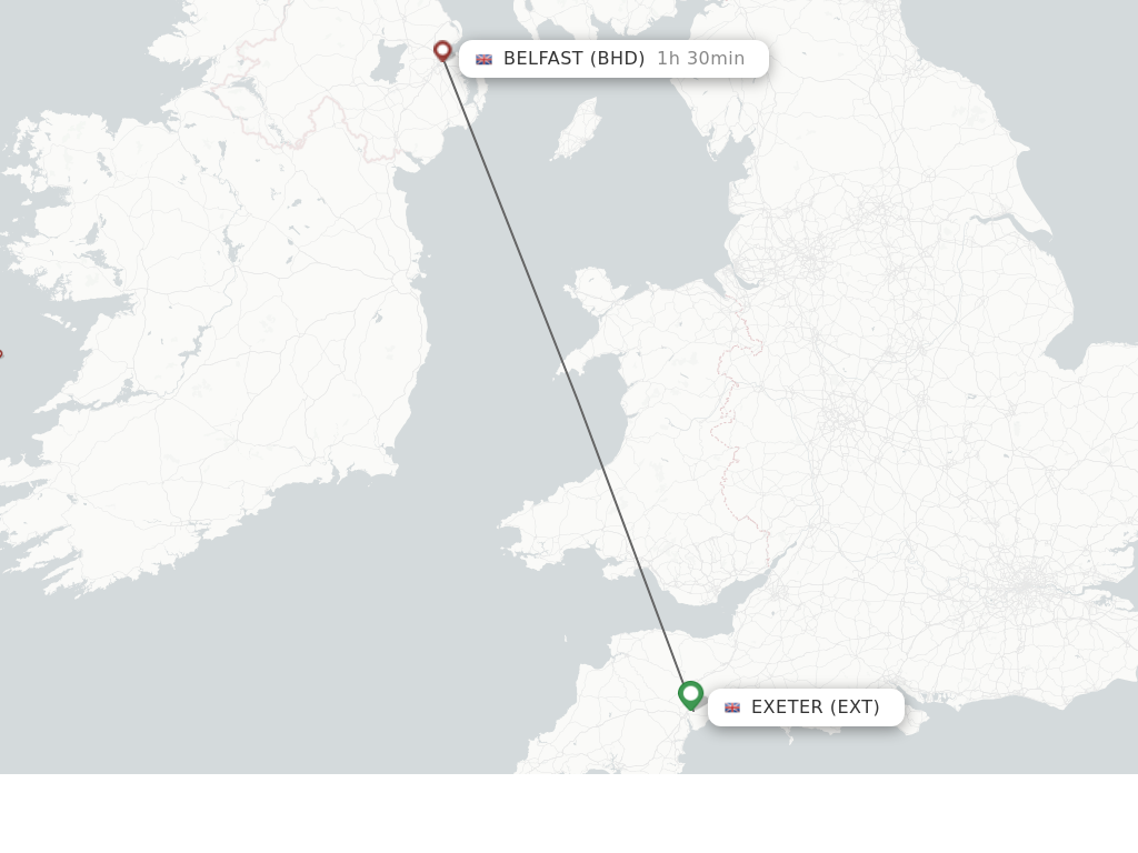 Direct Non Stop Flights From Exeter To Belfast Schedules