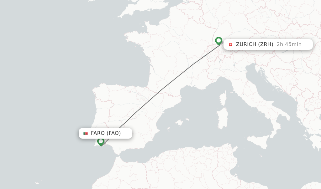 Direct Non Stop Flights From Faro To Zurich Schedules FlightsFrom