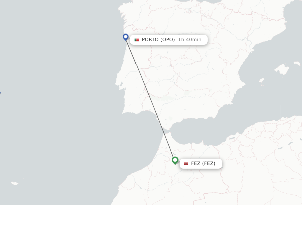 Direct Non Stop Flights From Fes To Porto Schedules FlightsFrom