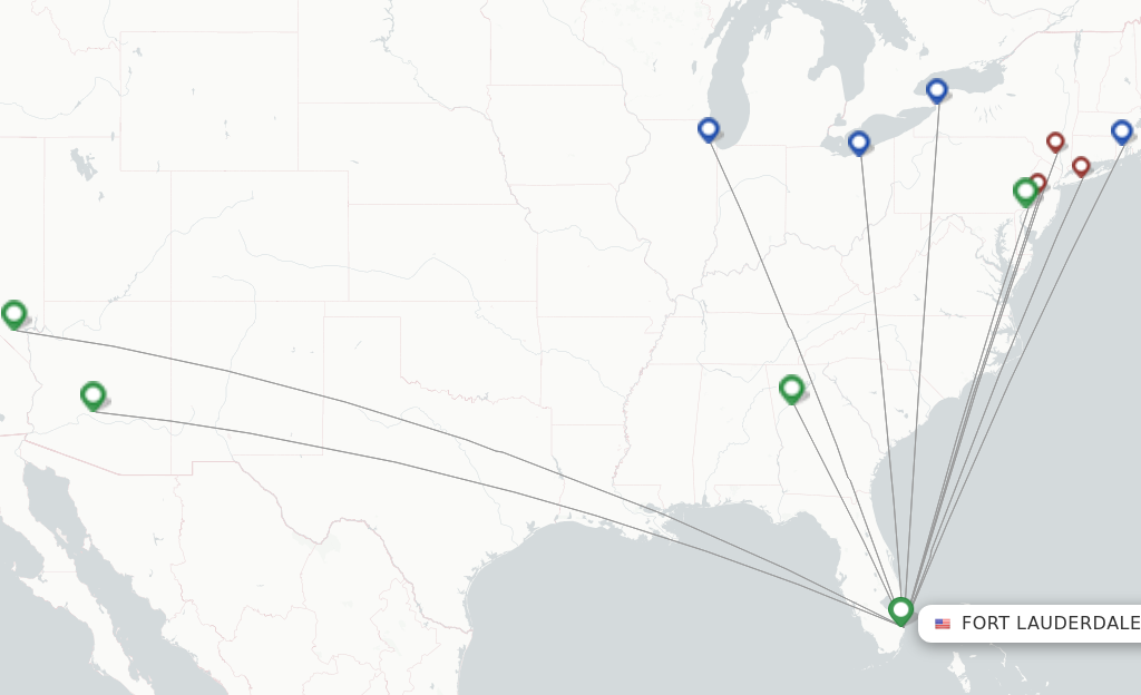 Frontier Airlines Flights From Fort Lauderdale FLL FlightsFrom