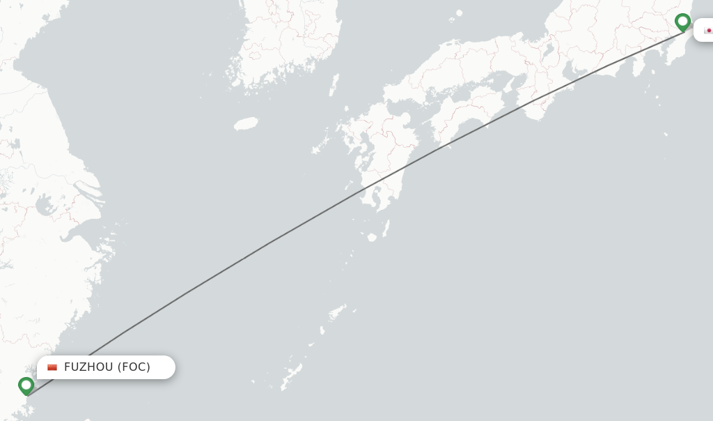 Direct Non Stop Flights From Fuzhou To Tokyo Schedules