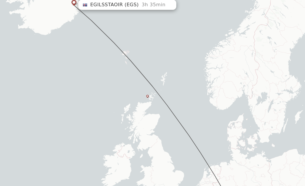 Direct Non Stop Flights From Frankfurt To Egilsstadir Schedules