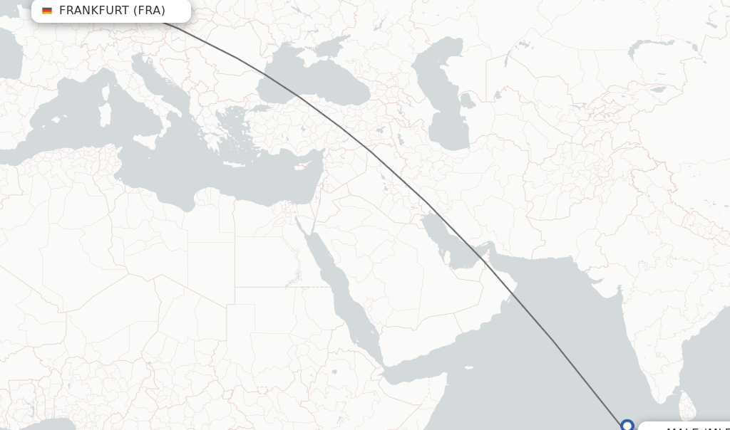 Direct Non Stop Flights From Frankfurt To Male Schedules